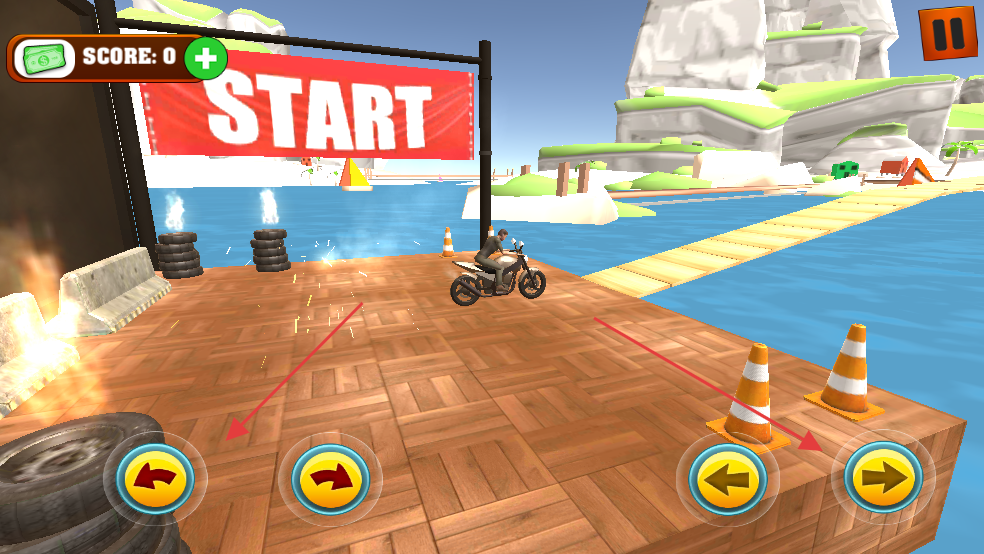 特技摩托车比赛