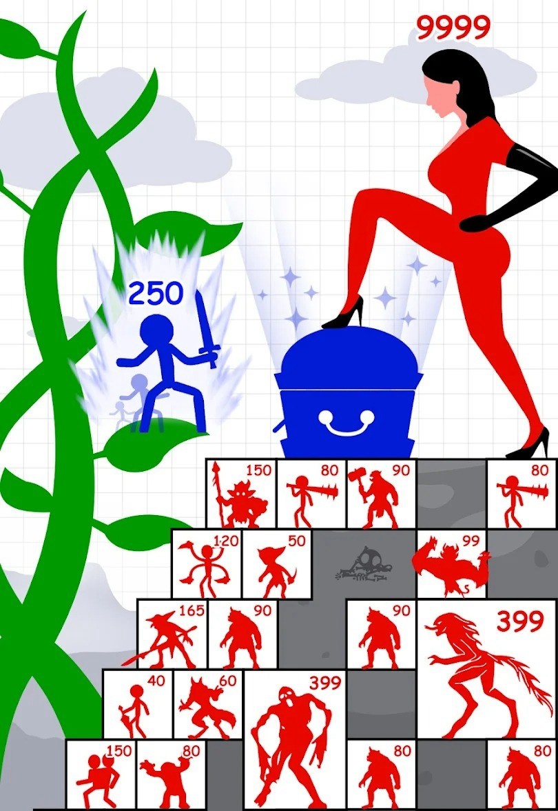 火柴人英雄塔防截图3