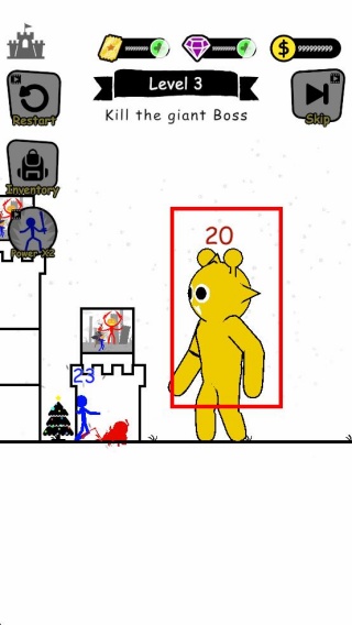 火柴人英雄塔防无限金币无限钻石