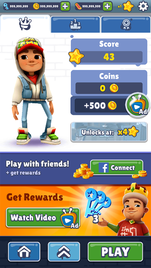 Subway Surfers City内置菜单截图3